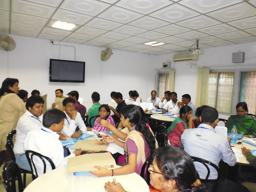 A group of participants in a training workshop in India